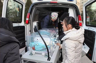 突泉县妇婴监护型护送